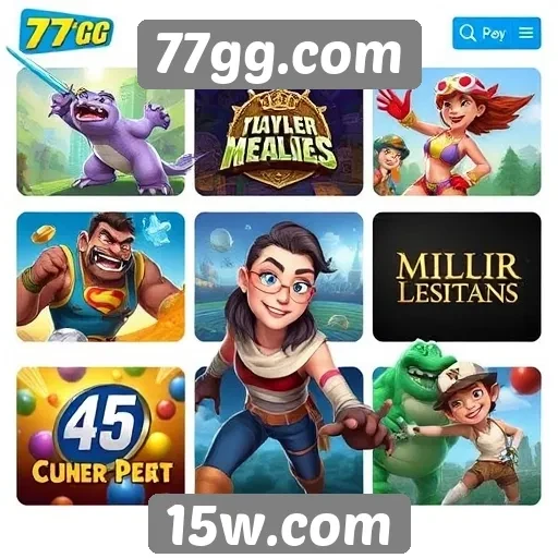 Análise das principais categorias de jogos no 77gg.com